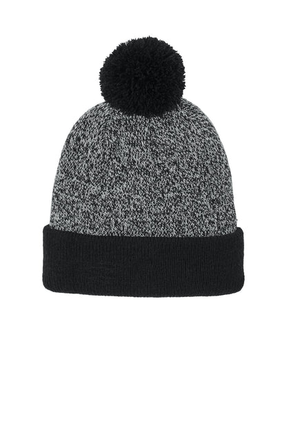 Sport-Tek ®  Halftime Heather Pom Beanie STC68