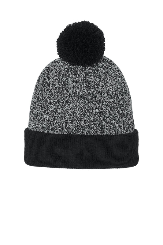 Sport-Tek ®  Halftime Heather Pom Beanie STC68