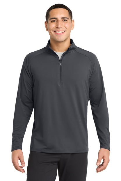 Sport-Tek ®  Tall Sport-Wick ®  Stretch 1/4-Zip Pullover. TST850