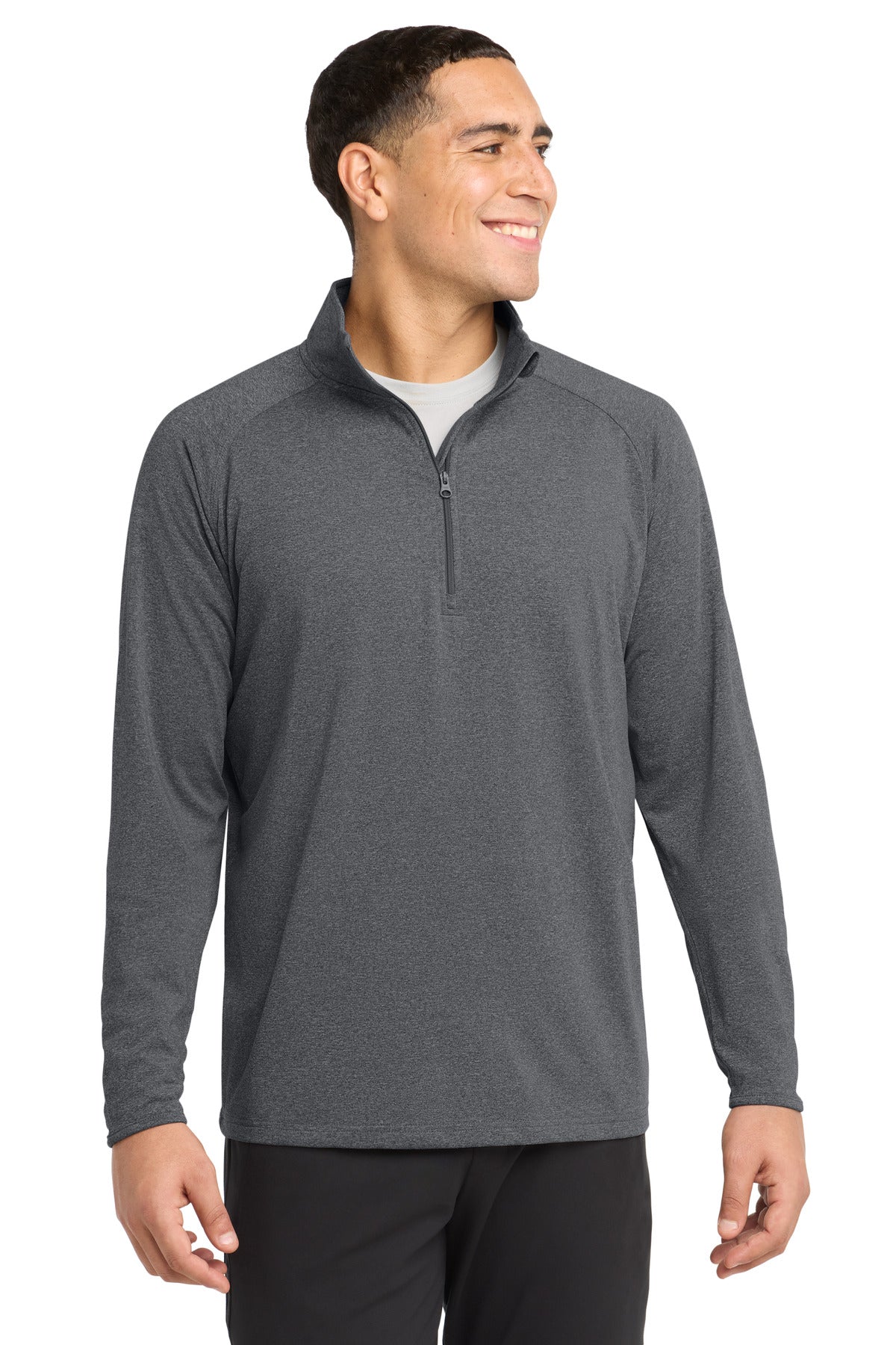 Sport-Tek ®  Tall Sport-Wick ®  Stretch 1/4-Zip Pullover. TST850