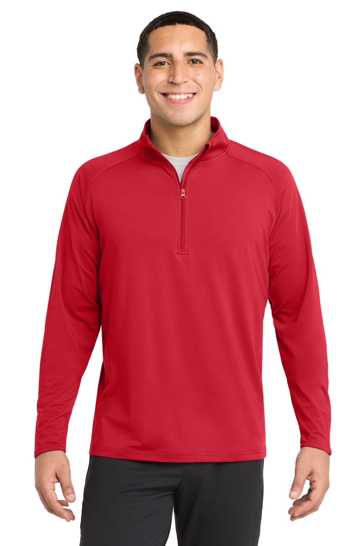 Sport-Tek ®  Tall Sport-Wick ®  Stretch 1/4-Zip Pullover. TST850