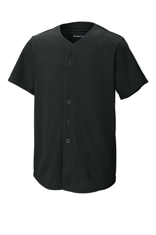 Sport-Tek ®  Youth PosiCharge ®  Tough Mesh Full-Button Jersey YST220