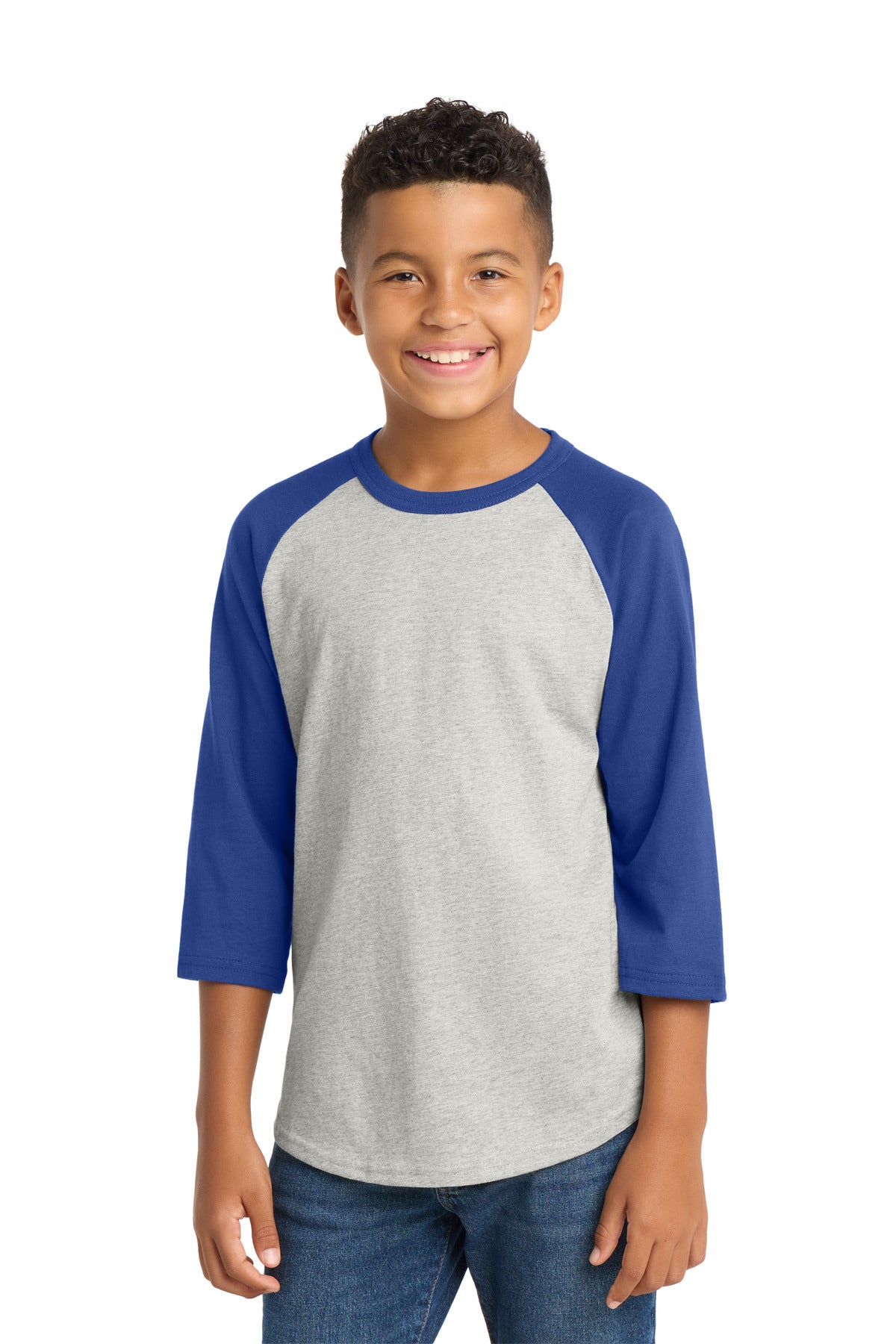 Sport-Tek ®  Youth Colorblock Raglan Jersey.  YT200