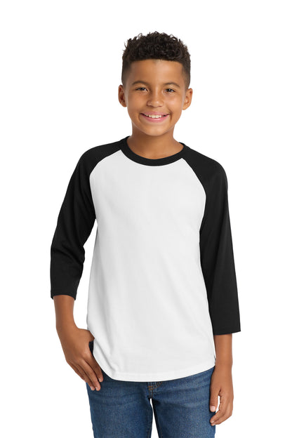 Sport-Tek ®  Youth Colorblock Raglan Jersey.  YT200