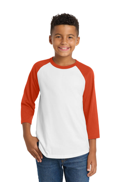Sport-Tek ®  Youth Colorblock Raglan Jersey.  YT200