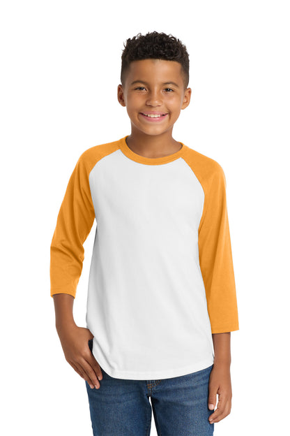 Sport-Tek ®  Youth Colorblock Raglan Jersey.  YT200