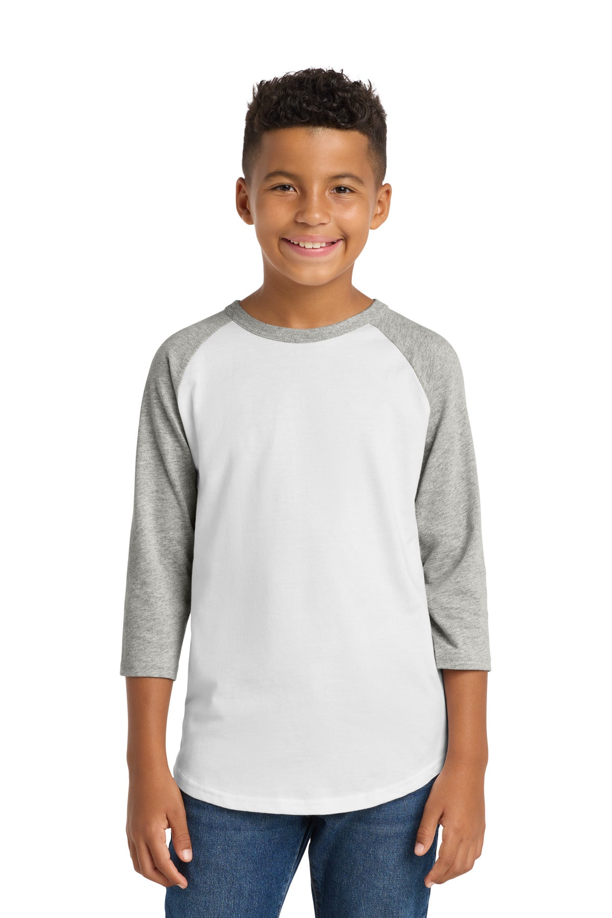 Sport-Tek ®  Youth Colorblock Raglan Jersey.  YT200