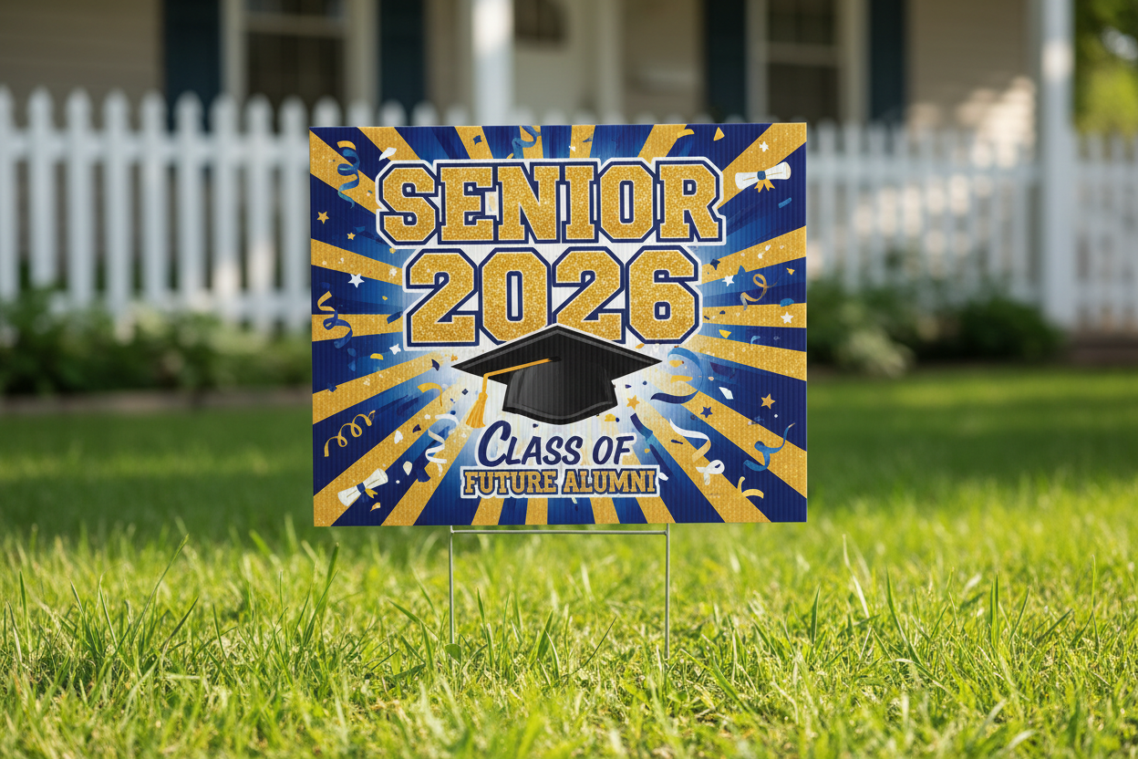coroplast senior sign