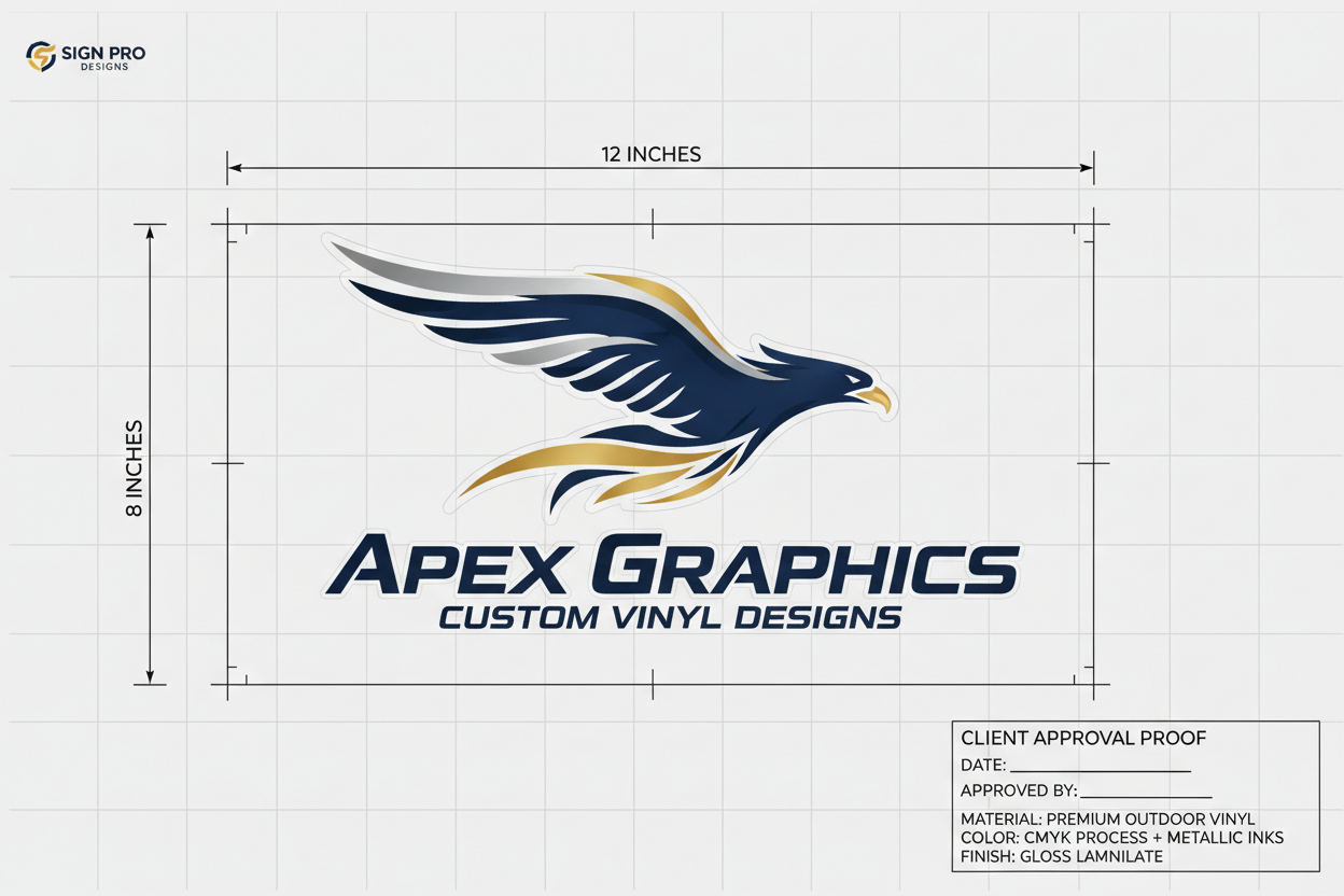 Custom Decal proof
