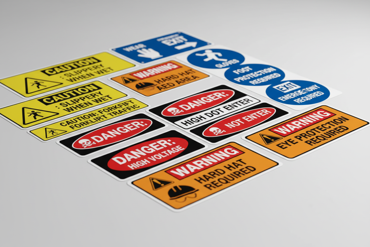 Osha decals and labels