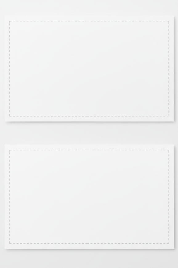 Simple Blank business card design for proofs